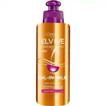 Etos L'Oréal Paris Elvive Extraordinary Oil Krulverzorging Oil-In-Milk 200 ML aanbieding