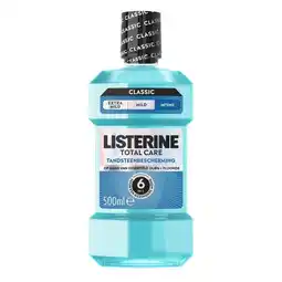 Etos Listerine Total Care Bescherming Tegen Tandsteen Mondspoeling - 500ML aanbieding