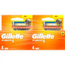 Etos Gillette Fusion5 Navulmesjes 8 Stuks aanbieding