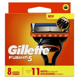 Etos Gillette Fusion5 Navulmesjes 8 Stuks aanbieding