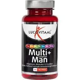 Etos Lucovitaal Multi+ Compleet Man Tabletten 40 Stuks aanbieding