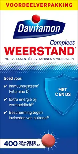 Etos Davitamon Compleet Weerstand Vitamine C & D tabletten aanbieding