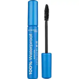 Etos Rimmel London 100% Waterproof Mascara 001 Black aanbieding