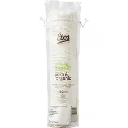 Etos Etos Pure & Organic Wattenschijfjes 80 stuks aanbieding