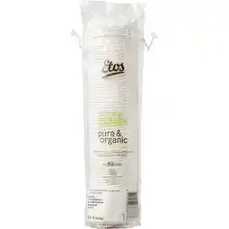 Etos Etos Pure & Organic Wattenschijfjes 80 stuks aanbieding
