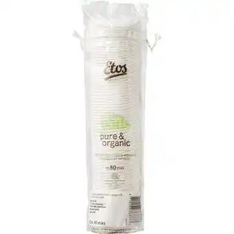 Etos Etos Pure & Organic Wattenschijfjes 80 stuks aanbieding