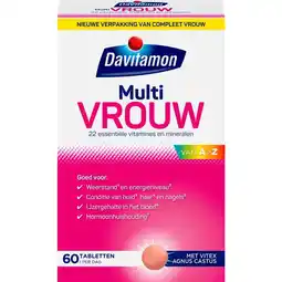 Etos Davitamon Multi Vrouw Tabletten 60 stuks aanbieding