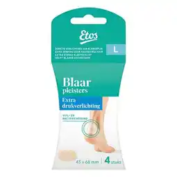 Etos Etos Blaarpleisters L Extra drukverlichting 43 x 68 mm aanbieding
