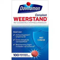Etos Davitamon Compleet Weerstand Met Vitamine C & D 100 Stuks aanbieding
