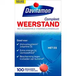 Etos Davitamon Compleet Weerstand Met Vitamine C & D 100 Stuks aanbieding