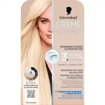 Etos Schwarzkopf Creme Supreme L1++ Extreme Lightener Plus aanbieding