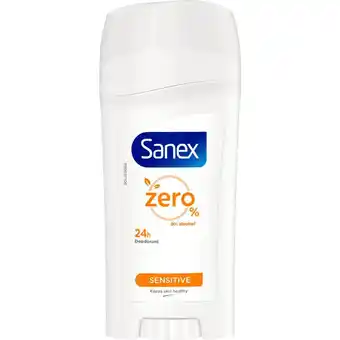 Etos Sanex Zero% Sensitive Deodorant Stick 65 ML aanbieding