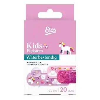 Etos Etos kids pleister unicorn en glitter aanbieding