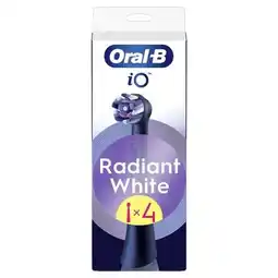 Etos Oral-B iO Radiant White Opzetborstels Zwart 4 Stuks aanbieding