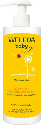 Etos Weleda Calendula Liniment Babybillen Reinigingsmelk 400 ML aanbieding