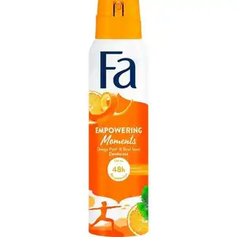 Etos Fa Empowering Moments Deodorant Spray 150 ML aanbieding