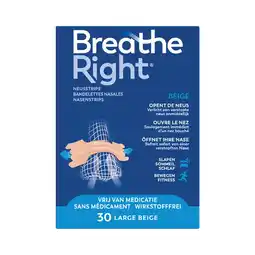 Etos Breathe Right Neusstrips Large 30 stuks aanbieding