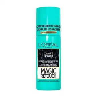 Etos L'Oréal Paris Magic Retouch Camouflerende Uitgroeispray Zwart 75 ML aanbieding