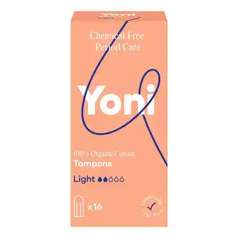 Etos Yoni 100% Biologische Tampons Light aanbieding