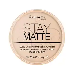 Etos Rimmel London Stay Matte Pressed Poeder 003 Peach Glow 14 g aanbieding