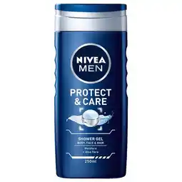 Etos NIVEA MEN Protect & Care Douchegel 250 ML aanbieding