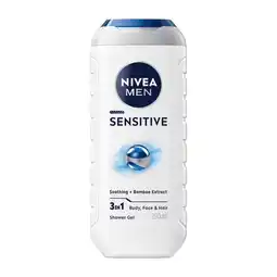 Etos NIVEA MEN Sensitive Douchegel 250 ML aanbieding
