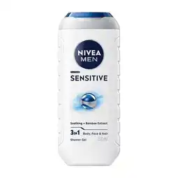 Etos NIVEA MEN Sensitive Douchegel 250 ML aanbieding