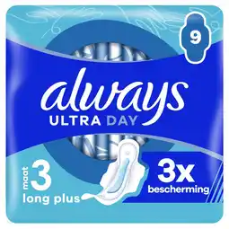 Etos ALWAYS ULTRA PADS WINGS L+ 9 - SP aanbieding