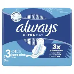 Etos ALWAYS ULTRA PADS WINGS L+ 9 - SP aanbieding
