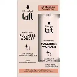 Etos Taft Fullness Wonder Powder aanbieding