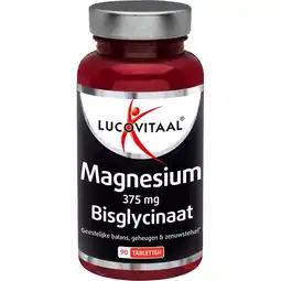 Etos Lucovitaal Magnesium 375MG Bisglycinaat 90 tabletten aanbieding