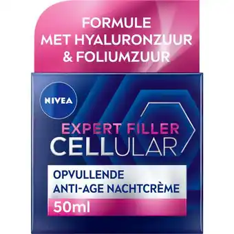 Etos NIVEA Cellular Hyaluron Anti-Age Nachtcrème 50 ML aanbieding