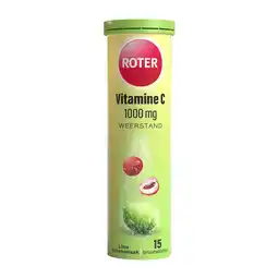 Etos Roter Vitamine C 1000mg Bruistabletten Lime/Lychee15 stuks aanbieding