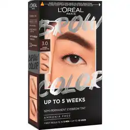 Etos L'Oréal Paris Brow Color wenkbrauwverf 3.0 Dark Brunette 30ML aanbieding