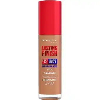 Etos Rimmel Lasting Finish 35Hr Foundation 400 Natural Beige aanbieding