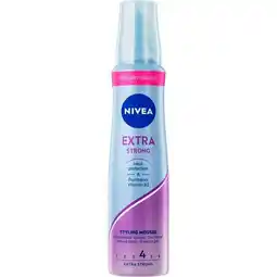 Etos NIVEA Extra Strong Styling Mousse 150 ML aanbieding