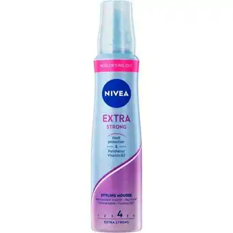 Etos NIVEA Extra Strong Styling Mousse 150 ML aanbieding