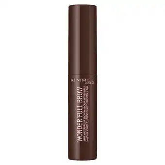 Etos Rimmel London Wonder'Full 24 Hour Brow Mascara 003 Dark Brown aanbieding