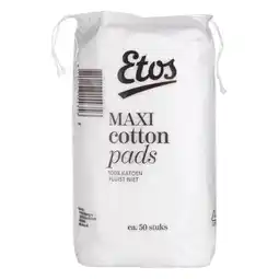 Etos Etos Maxi Wattenschijfjes 50 stuks aanbieding