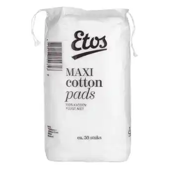 Etos Etos Maxi Wattenschijfjes 50 stuks aanbieding