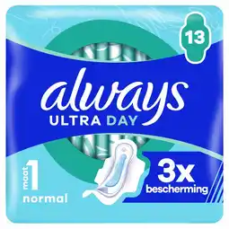 Etos ALWAYS ULTRA PADS WINGS NRM 13 - SP aanbieding