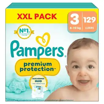 Etos Pampers Premium Protection XXL Pack Luiers Maat 3 6-10 KG 129 Stuks aanbieding
