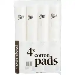 Etos Etos wattenschijfjes 4 x 140 stuks aanbieding