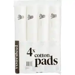 Etos Etos wattenschijfjes 4 x 140 stuks aanbieding