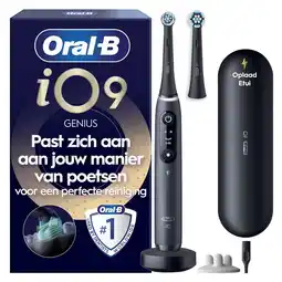 Etos Oral-B iO 9S Zwart Elektrische Tandenborstel By Braun aanbieding