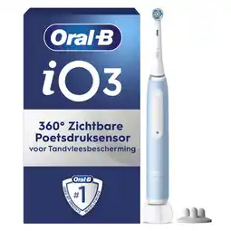 Etos Oral-B iO 3S Blauwe Elektrische Tandenborstel By Braun - 1 stuk aanbieding