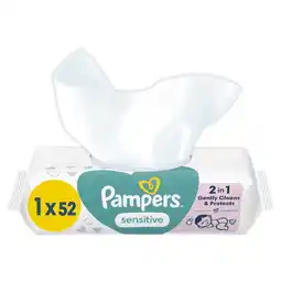 Etos Pampers Sensitive Billendoekjes 52 Stuks aanbieding