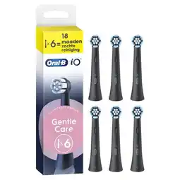 Etos Oral-B iO Gentle Care Opzetborstels Zwart 6 Stuks aanbieding