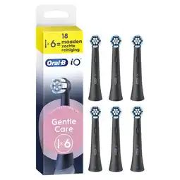 Etos Oral-B iO Gentle Care Opzetborstels Zwart 6 Stuks aanbieding