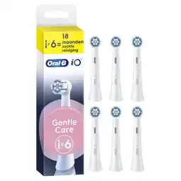 Etos Oral-B iO Gentle Care XXL Wit Opzetborstels - 6 Stuks aanbieding